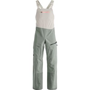 Ortovox Ravine Plus 3L Bib, hardshellbroek, dames, lichtgroen