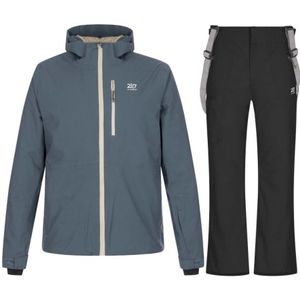 2117 of Sweden Kabo ski jas/skibroek set, heren, donkerblauw/zwart