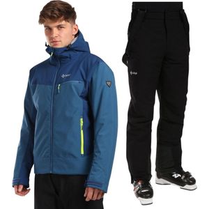 Kilpi Flip/Mimas, ski set, heren, donkerblauw/zwart