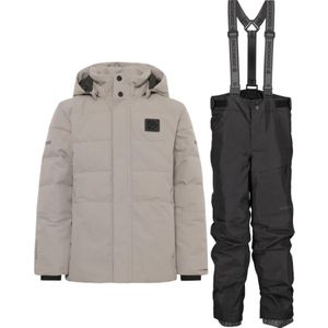 Didriksons Dacit/Silikat winterset, junior, zwart/beige