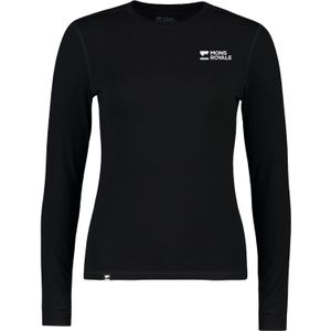 Mons Royale - Cascade Merino Flex 200 L/S - Merino-ondergoed - Zwart