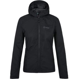 Kilpi Sonna-W, softshell jas, dames, plus size, zwart