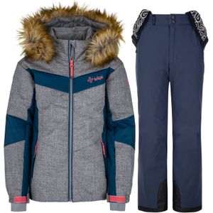 Kilpi Alisia/Mimas, ski set, junior, grijs/blauw