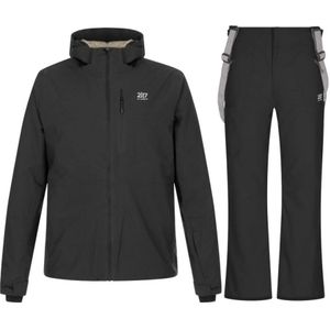 2117 of Sweden Kabo ski jas/skibroek set, heren, zwart