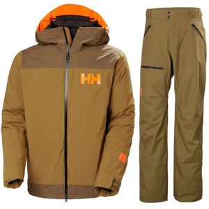 Helly Hansen Powdreamer 2.0/Sogn Cargo, skiset, heren, bruin