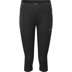 Montane F Sstream 3/4 Trail Tights-Reg Leg, dames, zwart