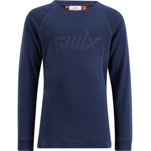 Swix RaceX Merino Long Sleeve, junior, navy