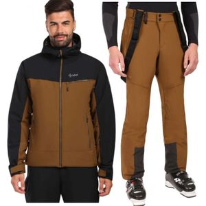 Kilpi Flip/Rhea skiset, heren, bruin