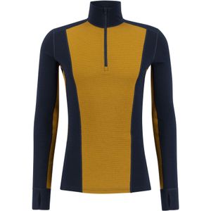 Ulvang Peak Map Haf Zip, thermoshirt, meneer, donkerblauw/cathay spice