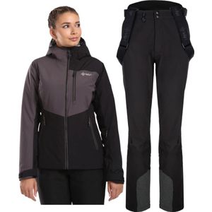 Kilpi Flip/Rhea skiset, grote maat, dames, zwart