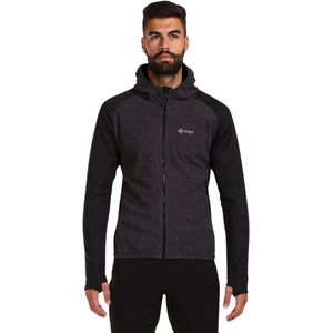 Kilpi Versam, fleece jas, meneer, zwart/grijs