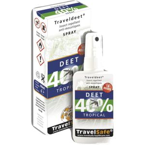 TravelSafe TravelDEET Spray 40%, 60 ml.