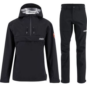 Swix Fjell shell broek/anorakset, heren, zwart
