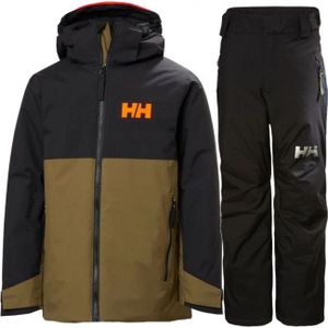 Helly Hansen Legendary/Traverse skiset, junior, zwart/bruin