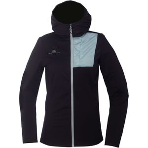 2117 of Sweden Skoges, fleecejas, damen, zwart