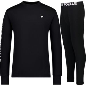Mons Royale Cascade/Yotei ski ondergoed set, heren, zwart