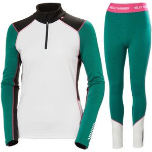 Helly Hansen Lifa Merino Midweight H/Z, Set, Dames, groen