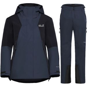 Jack Wolfskin Flowline 2L Ins set, dames, donkerblauw