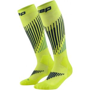 CEP Ski Touring Merino Socks Tall 3.0, skisokken, dames, geel