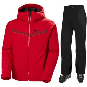 Helly Hansen Panorama 2.0/Legendary skiset, heren, rood/zwart