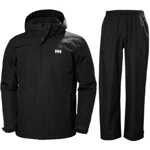 Helly Hansen Dubliner/HH Rain regenpak, heren, zwart