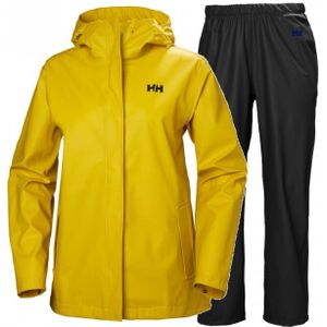 Helly Hansen Moss regenpak, dames, geel/zwart