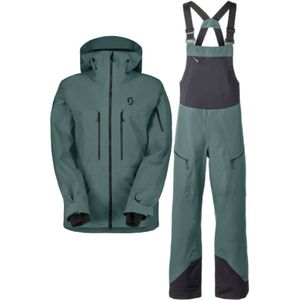 Scott Vertic Ripstop 3L shell jas/broek, heren, lichtblauw