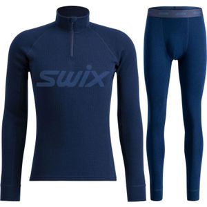 Swix RaceX Merino Half Zip/Broek Set, heren, marine
