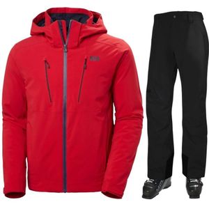 Helly Hansen Alpha 4.0/Legendary, skiset, heren, rood/zwart