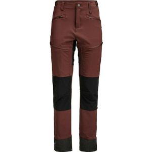 Lundhags Padje Stretch Broek, wandelbroek, dames, rood/zwart