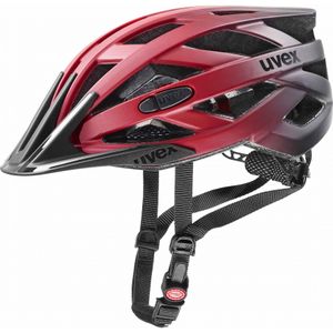 Uvex i-vo cc, fietshelm, zwart/rood