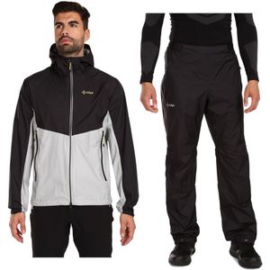 Kilpi Hurricane regenpak, meneer, zwart
