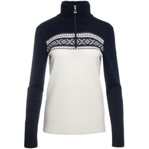 Dale of Norway Dalestølen, sweater, dames, donkerblauw/wit