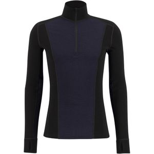 Ulvang Peak Map Half Zip, thermoshirt, meneer, zwart/donkerblauw