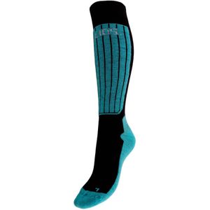 Helios Merino One 60, skisokken, lichtblauw