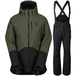 Scott Ultimate Dryo Ripstop, set, dames, donkergroen/zwart