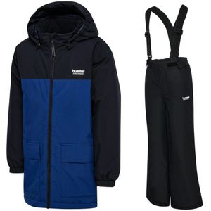 Hummel hmlJR Block WP 8K/10K set, donkerblauw/zwart, junior
