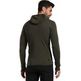 Kilpi - Merini - Sweater - Donkergroen - Met Capuchon en Duimgaten