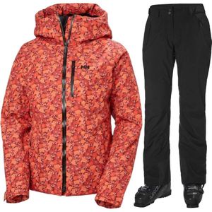 Helly Hansen Legendary/Valdisere 3.0 skiset, dames, zwart/rood