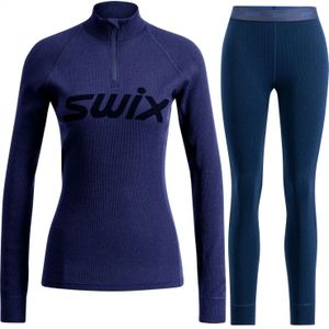 Swix RaceX Merino Broek/Halfritsset, dames, marine