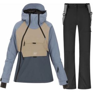 2117 van Zweden Nausta/Nelkerim skiset, dames, zwart/blauw