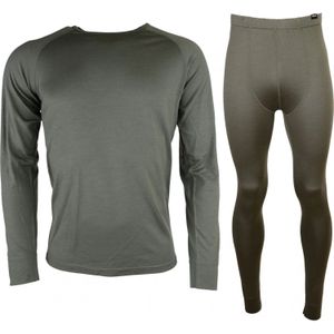 Helios Merino One ski ondergoed set, heren, groen