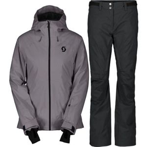 Scott Ultimate Dryo 10 ski jas/skibroek set, dames, grijs/zwart