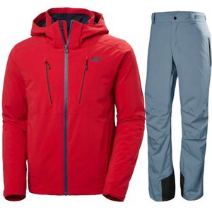 Helly Hansen Alpha/Legendary, skiset, heren, rood/blauw