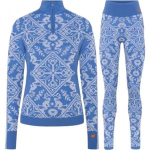 Kari Traa Saga HZ/Saga ski ondergoed set, dames, blauw