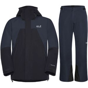 Jack Wolfskin Flowline 2L Ins skiset, heren, donkerblauw