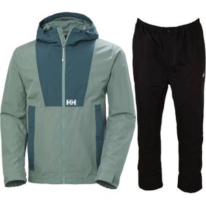 Helly Hansen Rig Regenpak, heren, turquoise