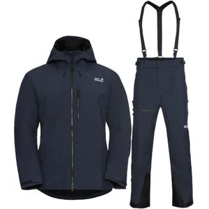 Jack Wolfskin Flowline Pro 2L Ins skiset, heren, donkerblauw