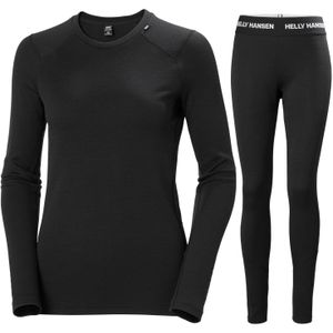 Helly Hansen Lifa Merino Midweight, dames, zwart