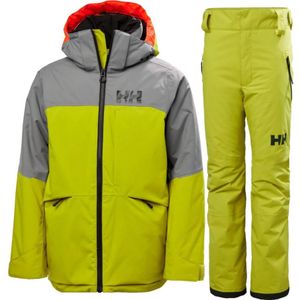 Helly Hansen Summit/Legendary skiset, junior, geel-groen